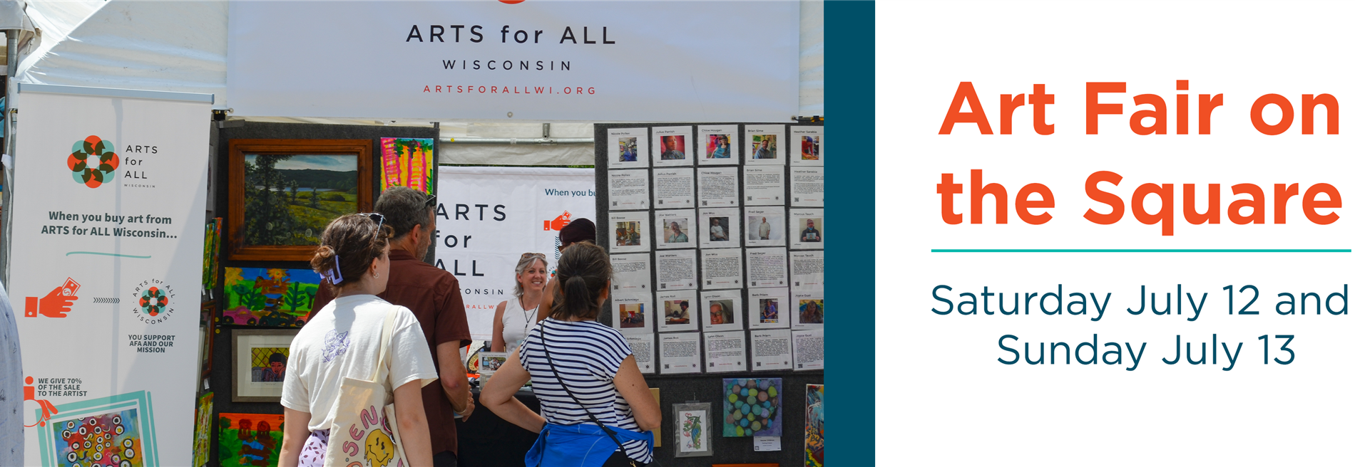Arts for All Wisconsin at Art Fair on the Square